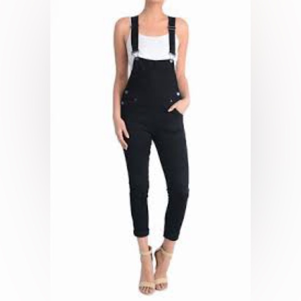 Kansan size medium cotton black overalls